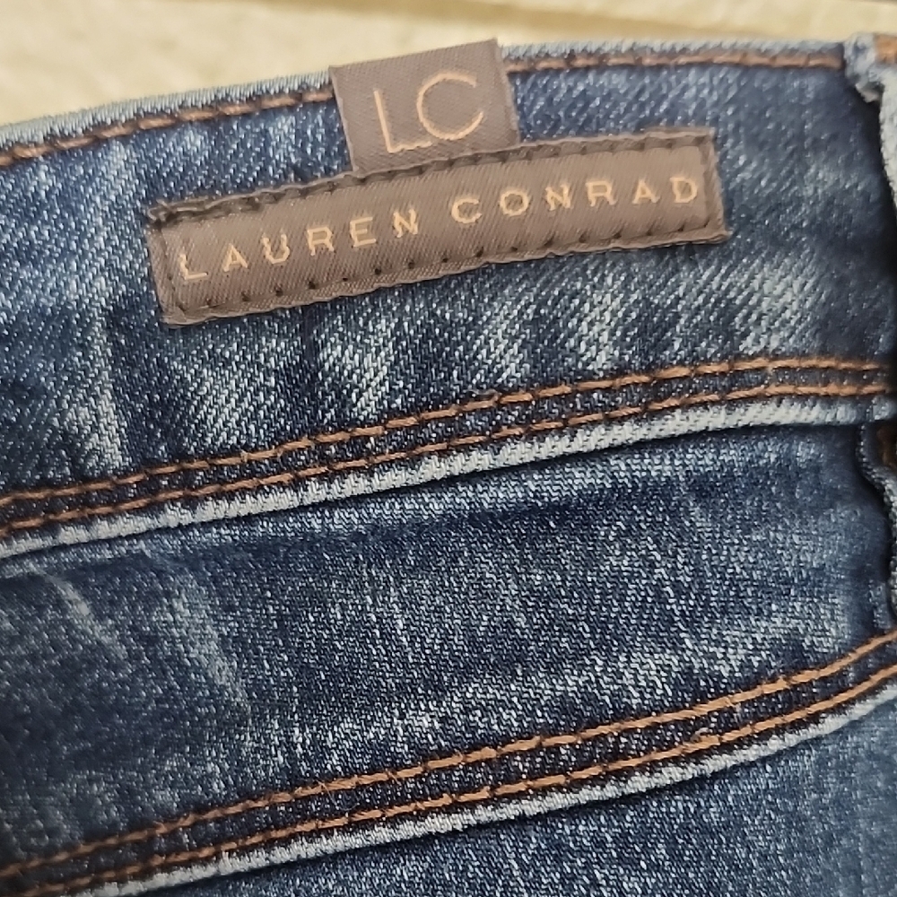 LC Lauren Conrad Blue Skinny Jeans Classic Fit - Picture 7 of 8